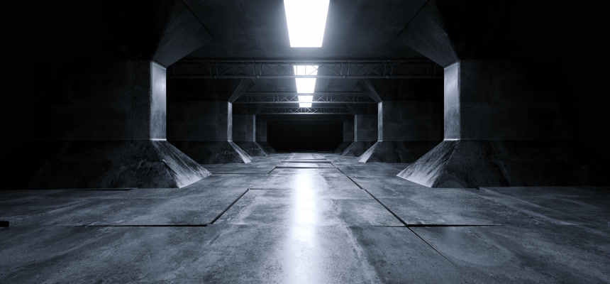 黑色科技隧道未来科技宣传片素材