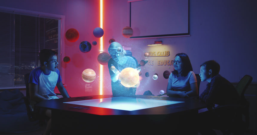 教授全息太阳系课程未来科技星系探索