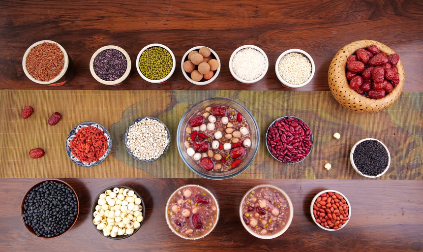 深底上的腊八粥