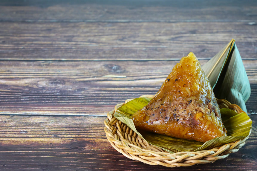 端午节中国端午节的粽子传统节日餐厅宣传