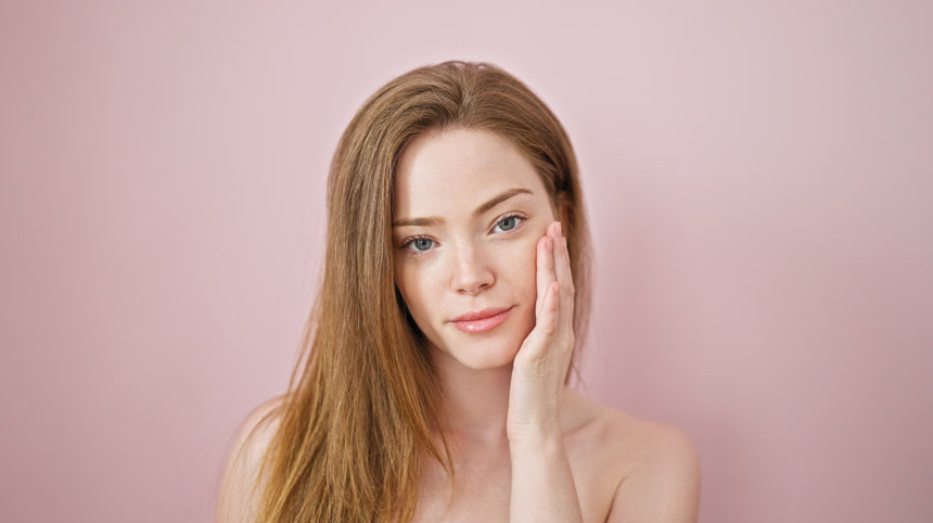 美丽的漂亮女人美业美容