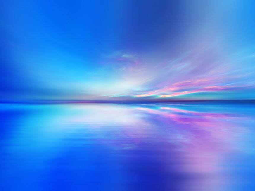 摄影风格蓝色海面生动的水景摄影图