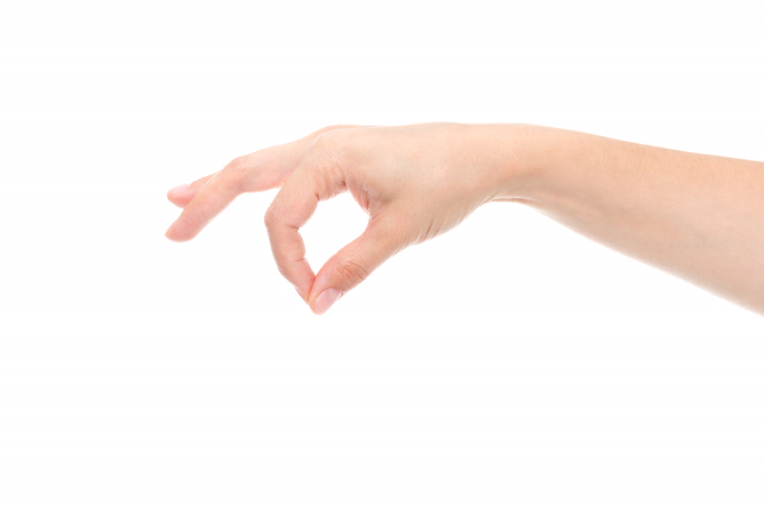 手部展示手语姿势医院宣传