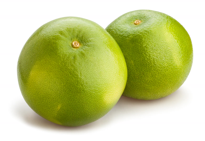 柚子白底图 水果店广告宣传图