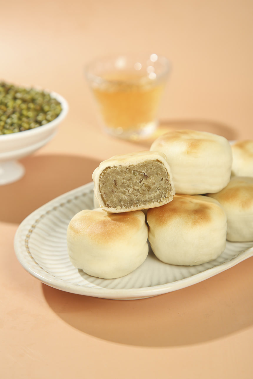 冰皮绿豆饼
