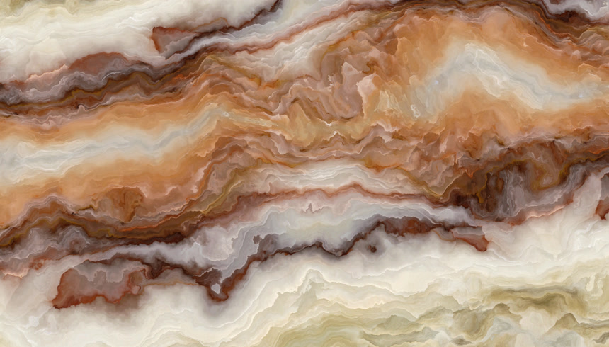 金玛瑙大理石图案具白色夹杂物抽象纹理和背景