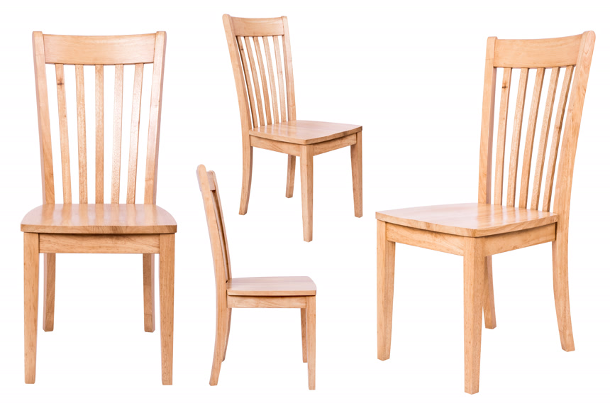 白色底座上的木制椅子老式家具木制家具