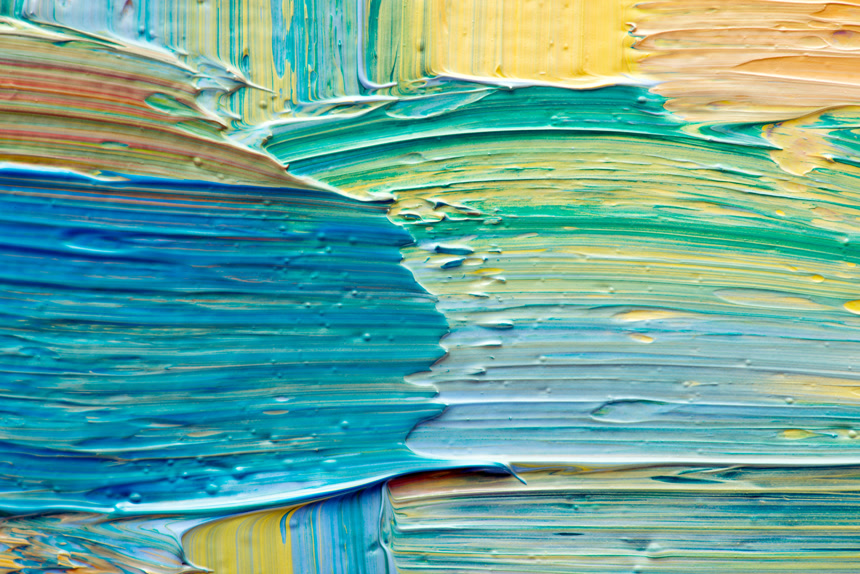 水彩颜料笔触抽象艺术纹理