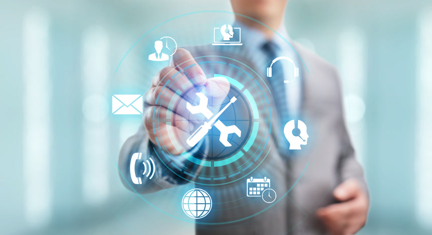 技术支助客户服务保障人工智能