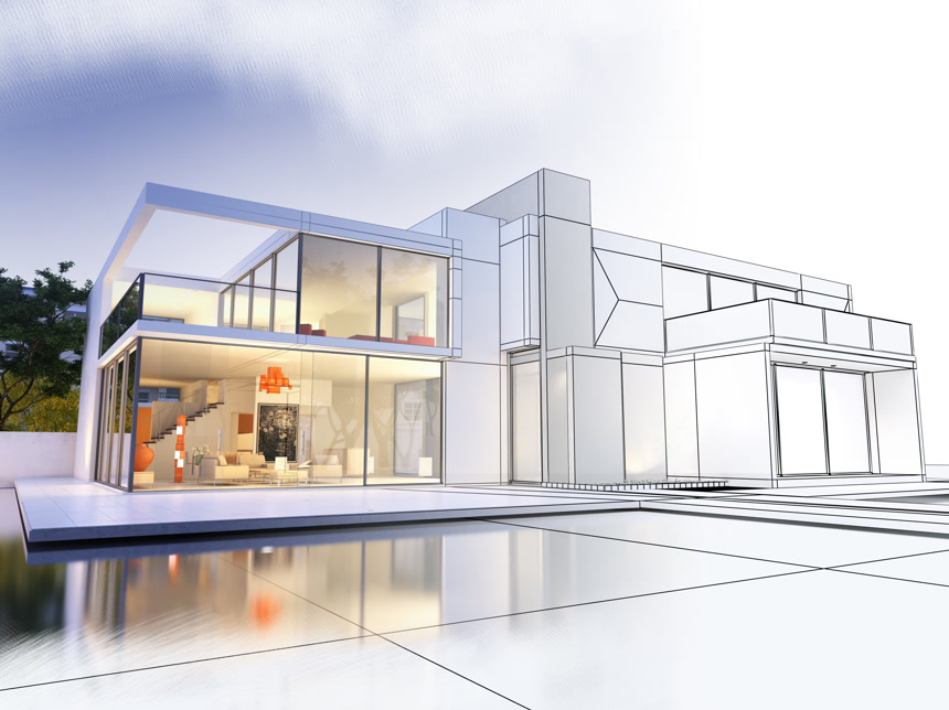 一座房屋别墅的施工图纸装修设计图纸草案