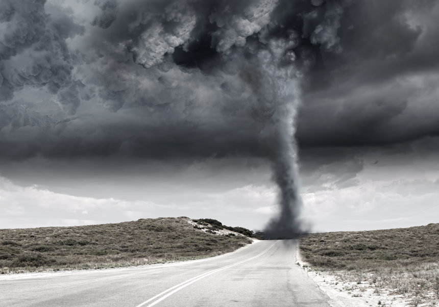 龙卷风极端气候环境破坏生态失衡气候变化