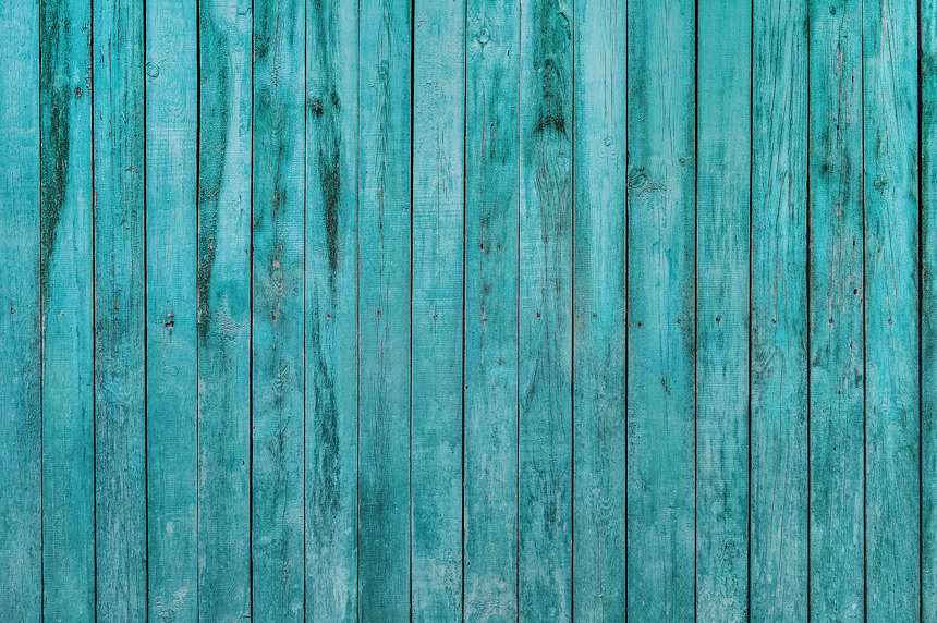 绿色破旧老木墙装饰背景