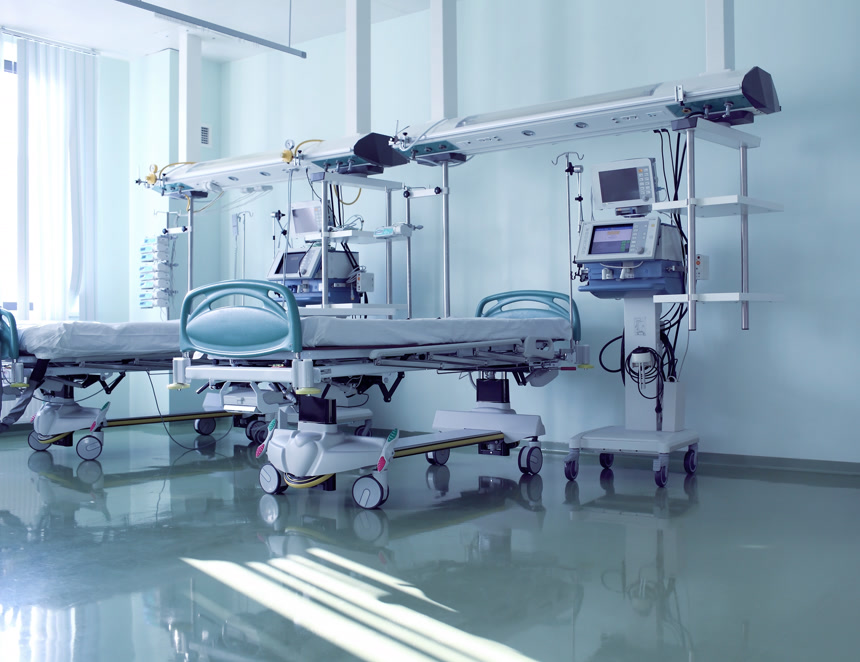 病房的准备工作病房设备医疗健康病床呼吸机
