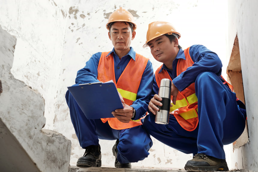 专业建筑商讨论文件与工作时间表建筑业