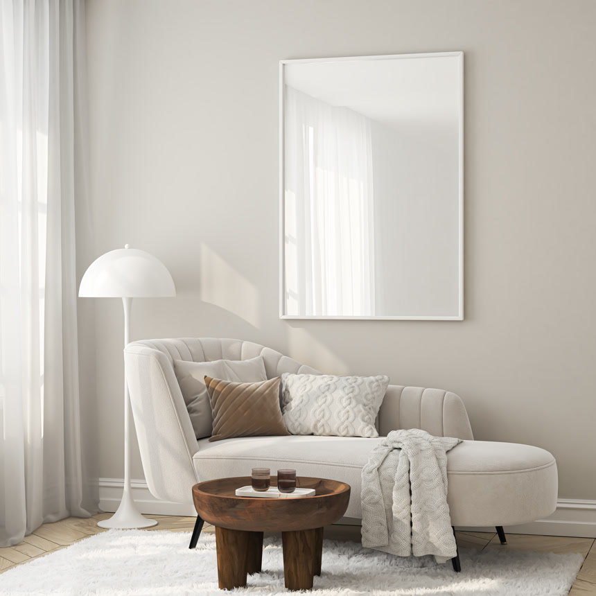 客厅沙发的特写案例图室内设计