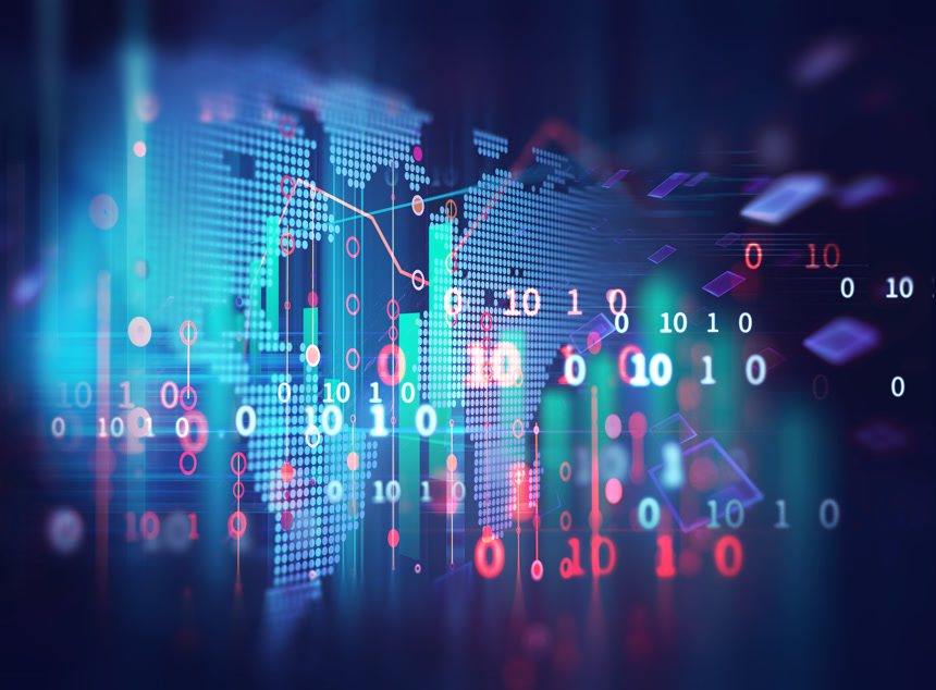 下跌趋势股票市场投资图下降趋势的概念商业投资和衰退商务经济