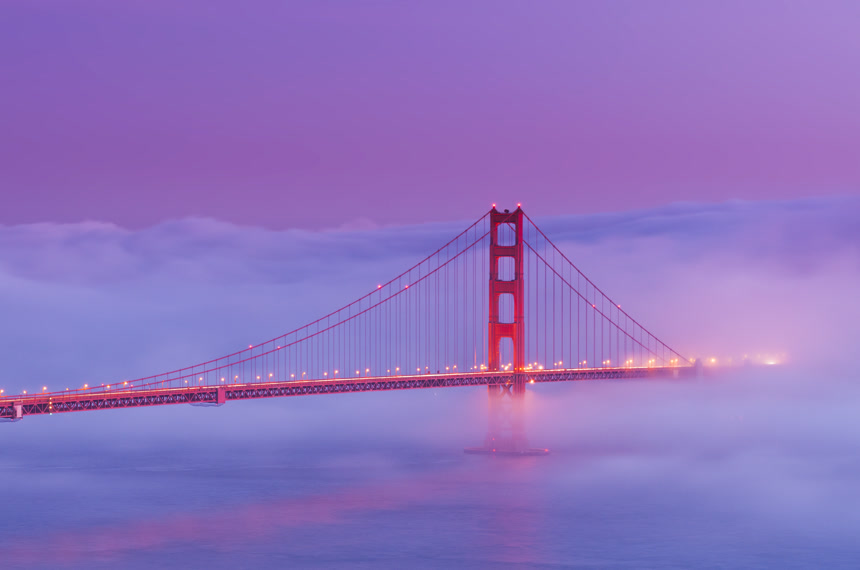 美国旧金山金门大桥电脑壁纸风景旅游图