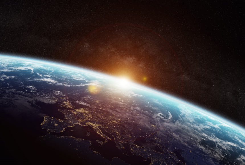 从太空看地球探索宇宙未来科技