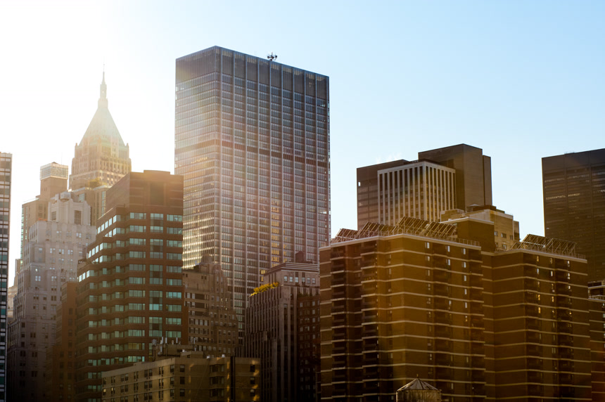 纽约的高楼大厦城市建筑