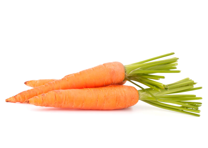 胡萝卜白底图食品安全产品宣传图