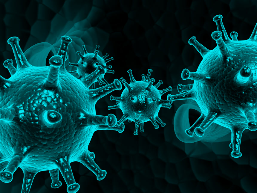 细菌病毒癌细胞肿瘤形成癌症ai素材健康医疗