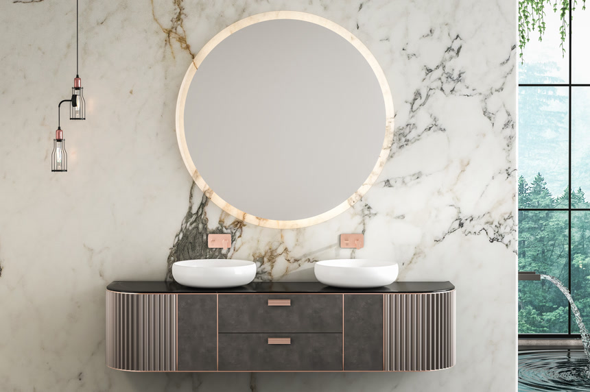 一个豪华的浴室案例图室内设计