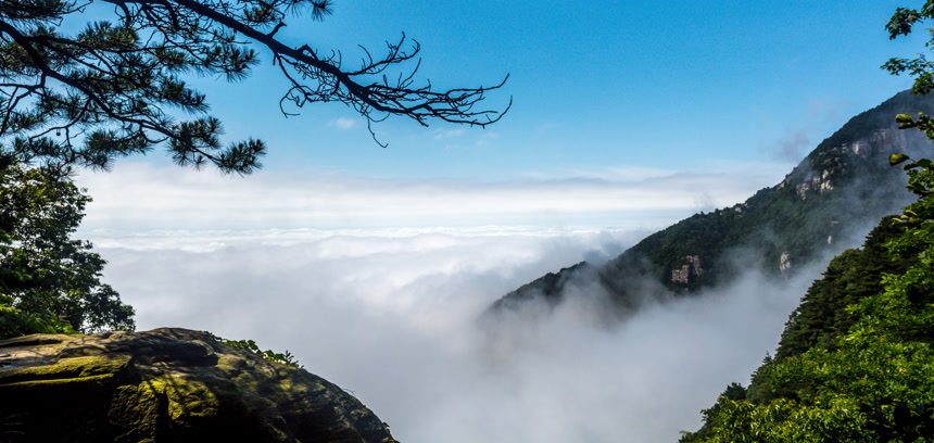 中国唯美庐山自然风景旅行旅游