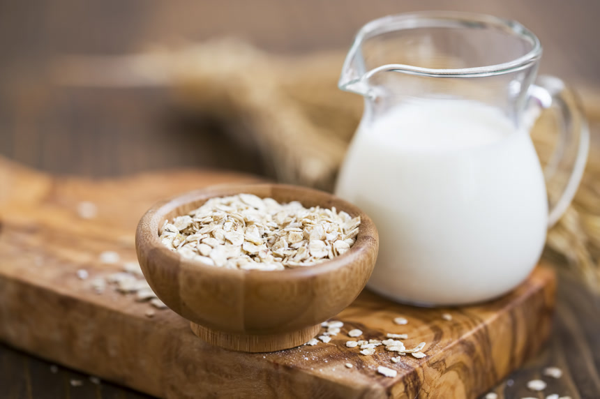 燕麦牛奶生活方式健康食品