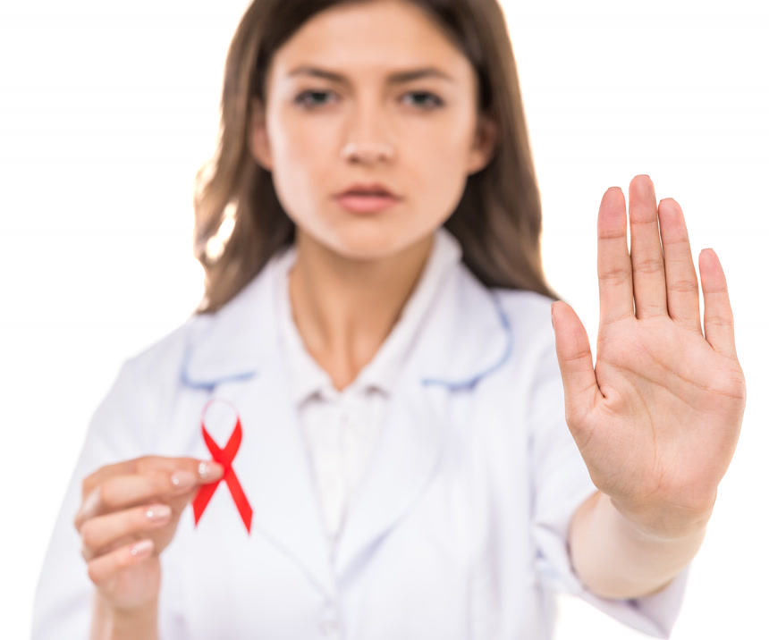 艾滋病红丝带艾滋病标志红丝带医疗公益