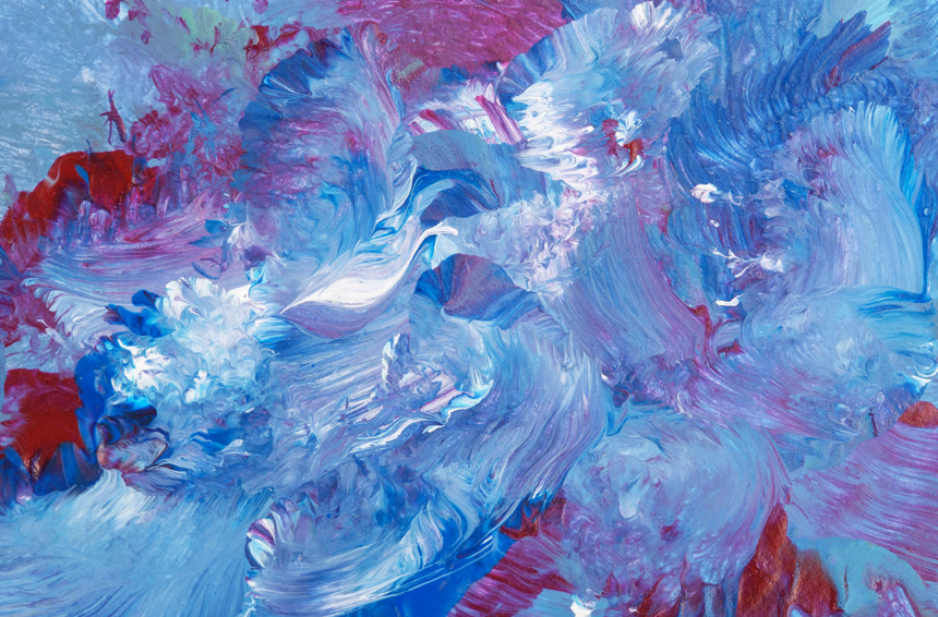 彩色渐变笔触笔刷网络背景