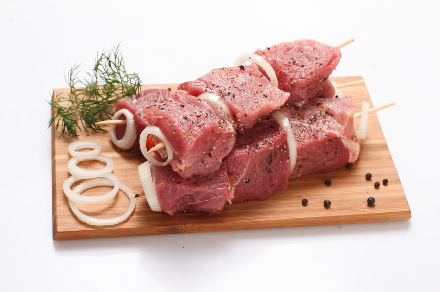 BBQ烤肉食物美食背景壁纸