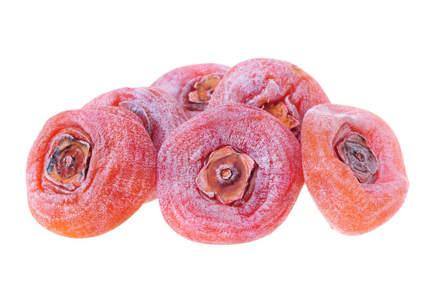 美食柿饼摄影白底图水果店宣传