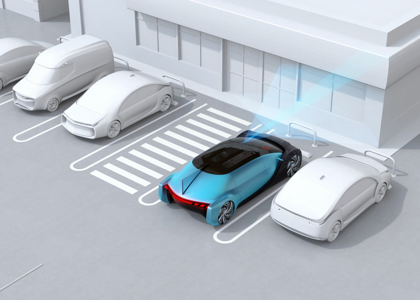 停车车紧急停车3d交通安全