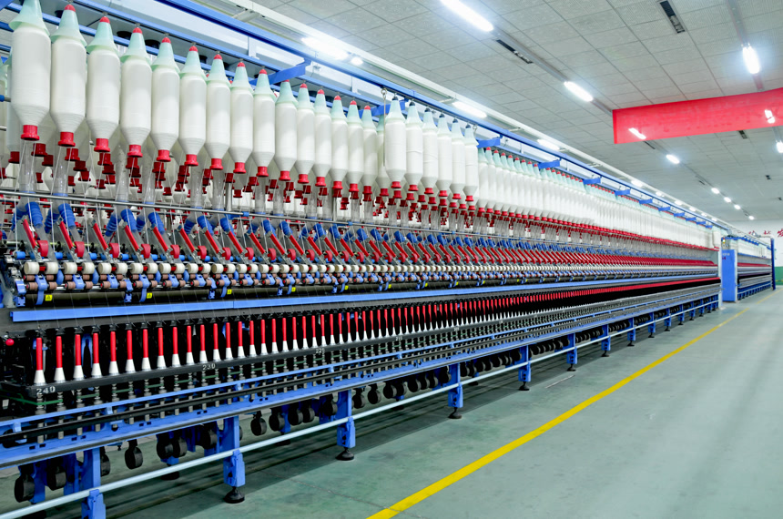 在旋转机械和设备生产公司工业生产