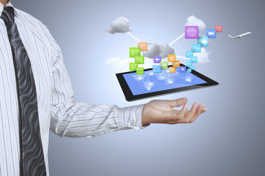 平板电脑科技生活广告创意壁纸