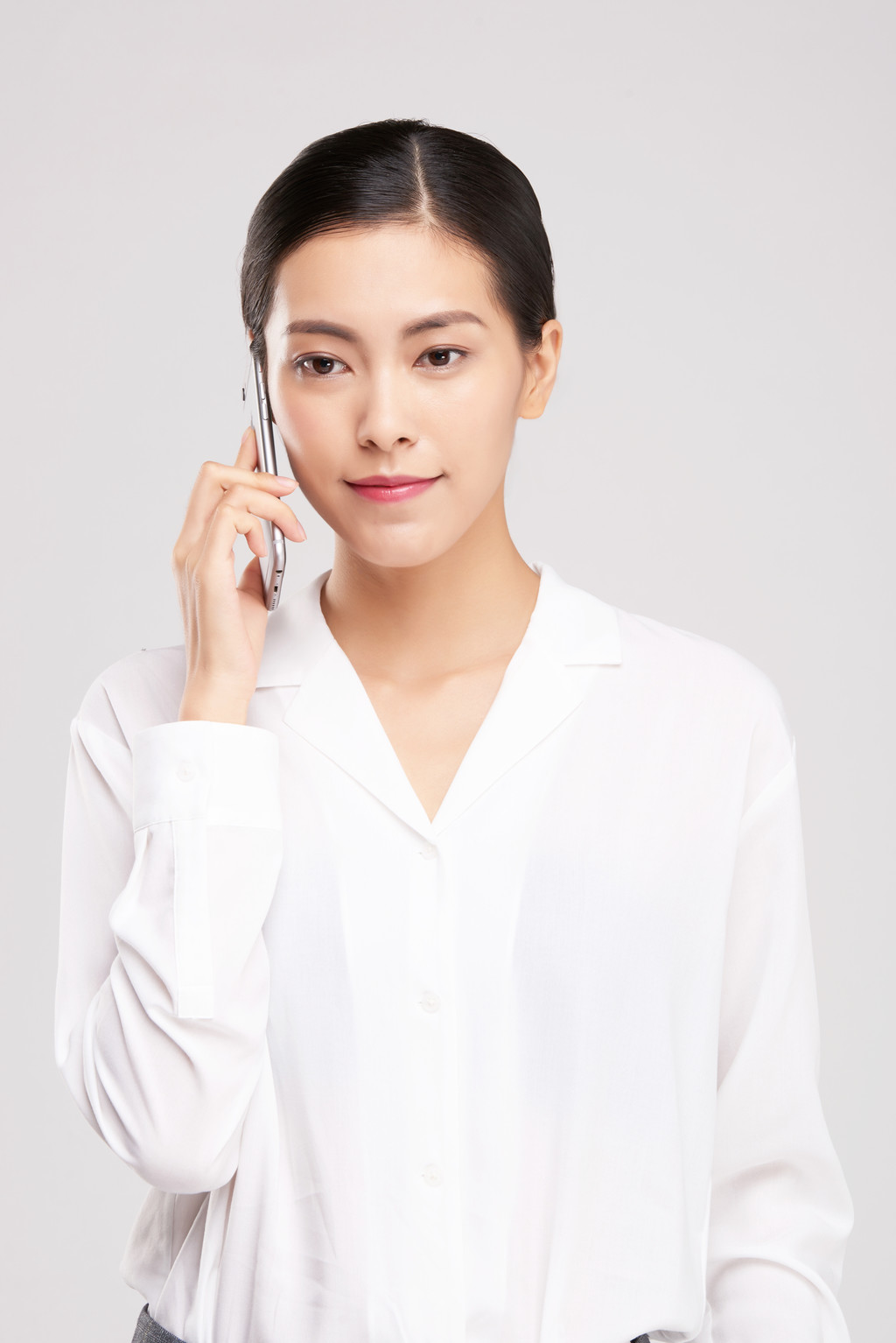 女性商务形象照背景图片