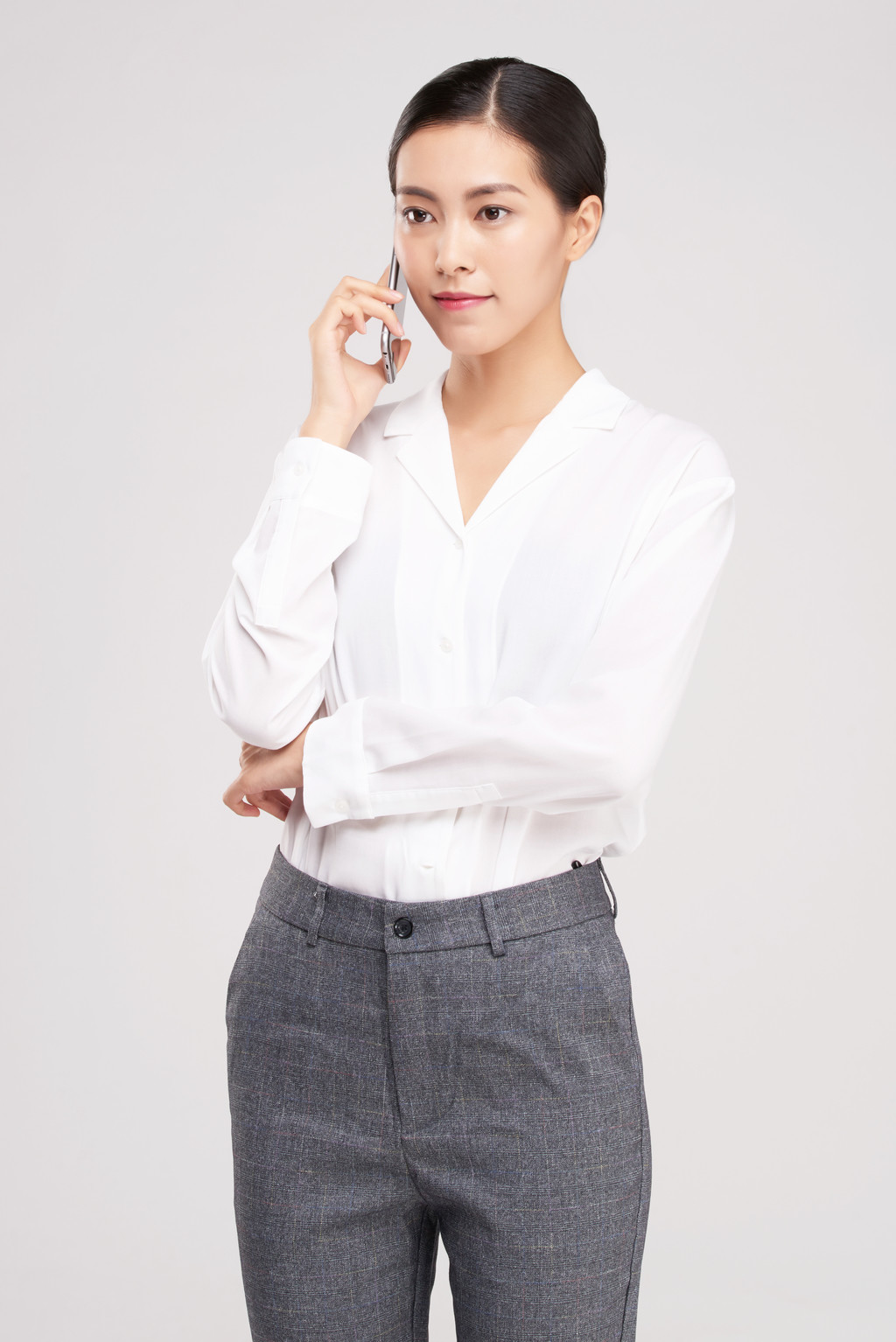 女性商务形象照背景图片