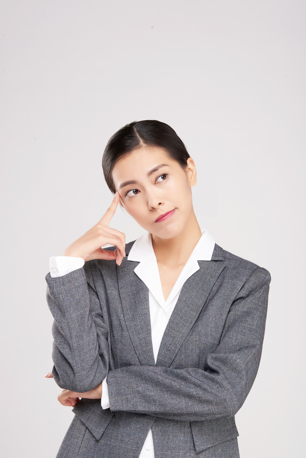 女性商务形象照背景图片