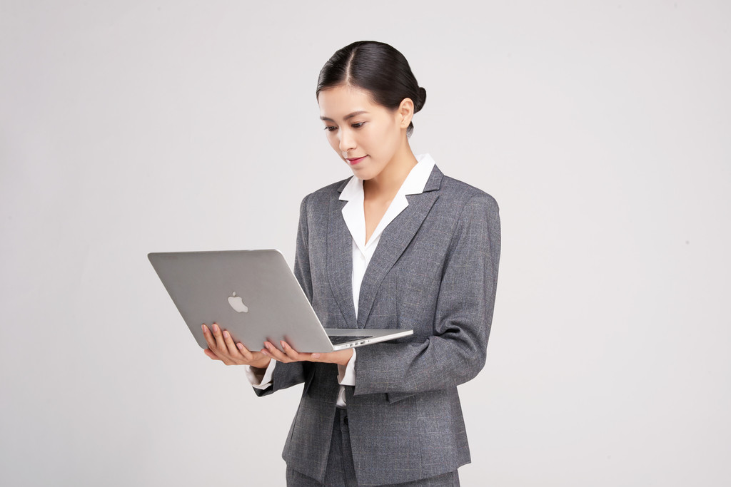 女性商务形象照背景图片