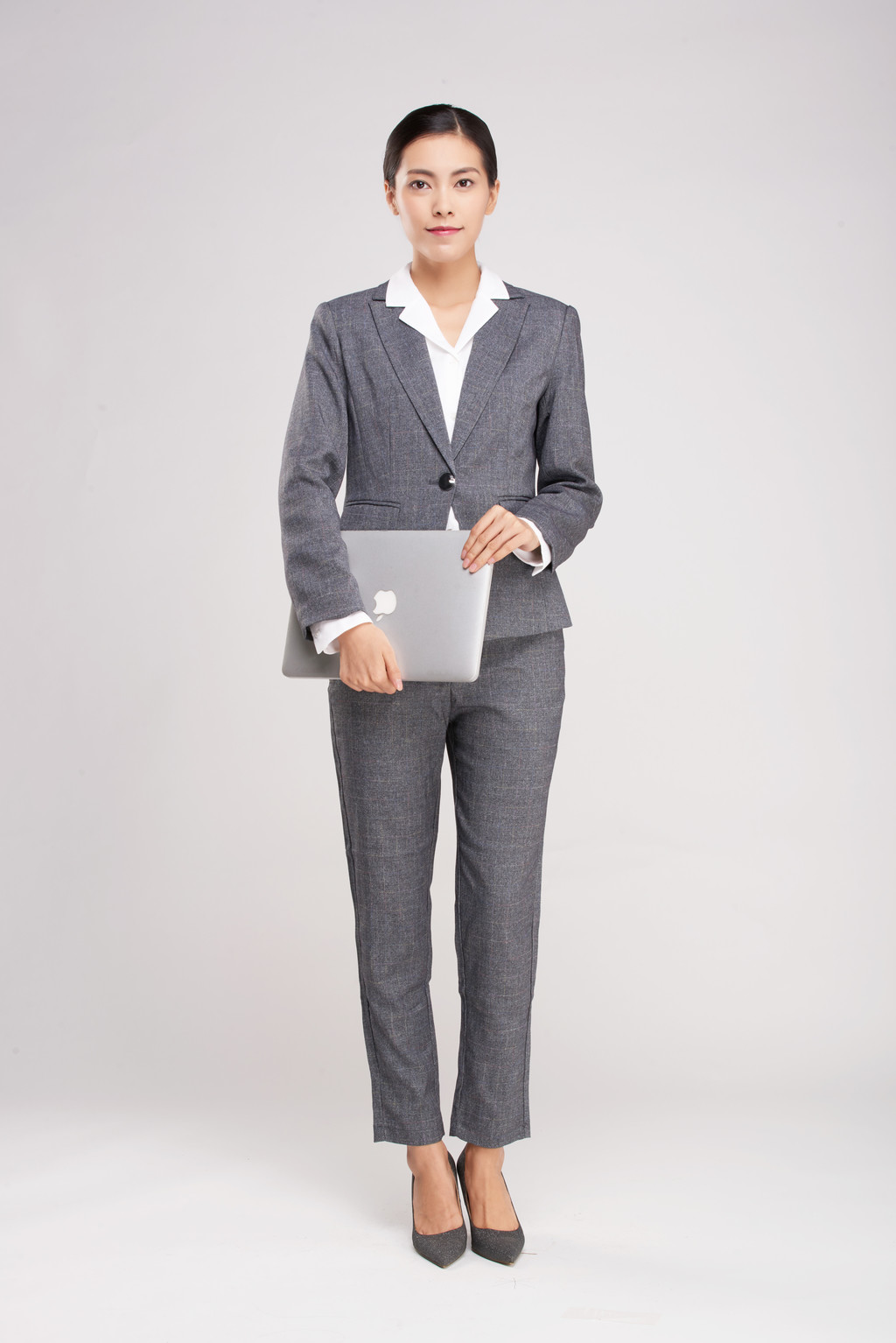 女性商务形象照背景图片