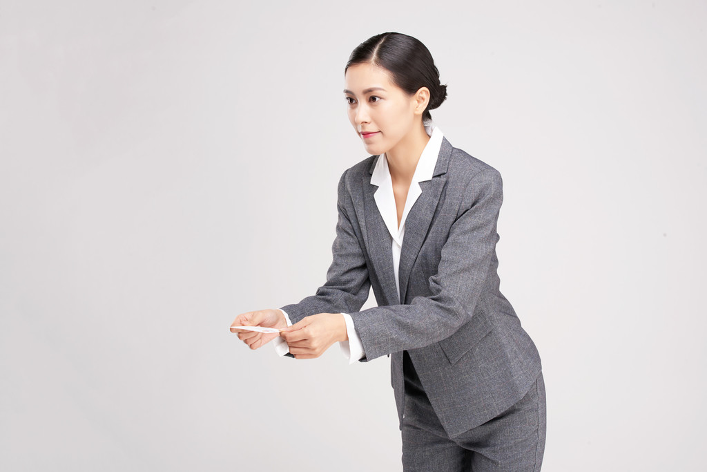 人物女性商务形象照图片