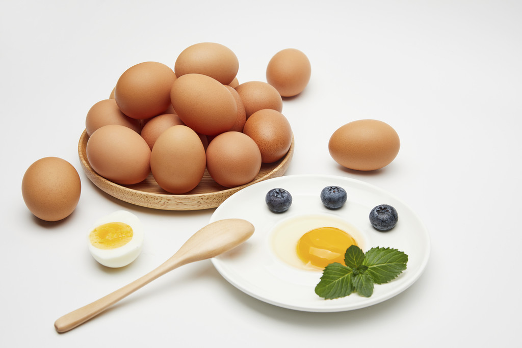 营养早餐鸡蛋背景图片