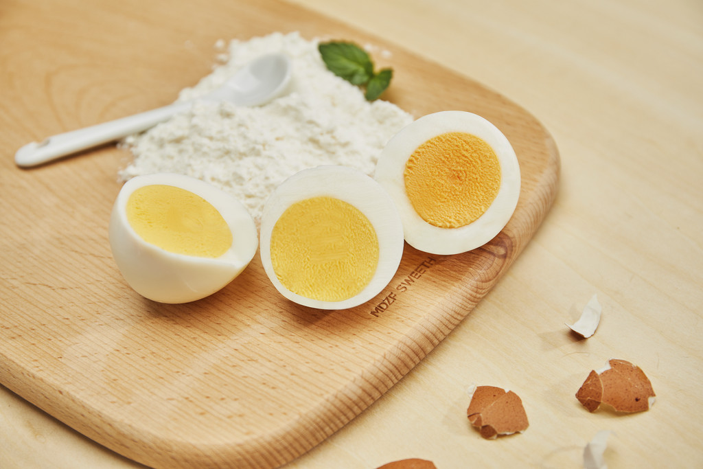 早餐鸡蛋美食背景图片