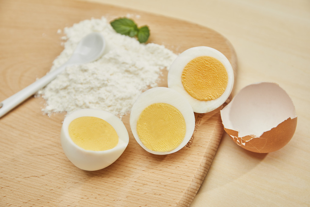 早餐鸡蛋美食背景图片