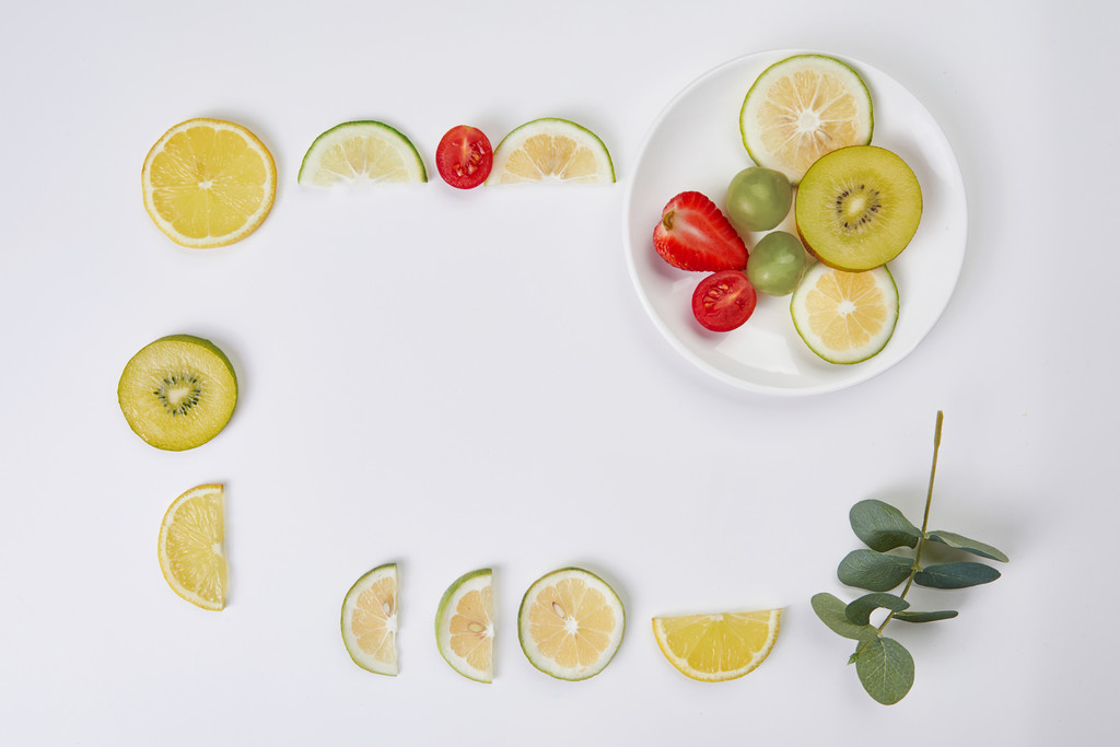 文艺小清新水果背景图片