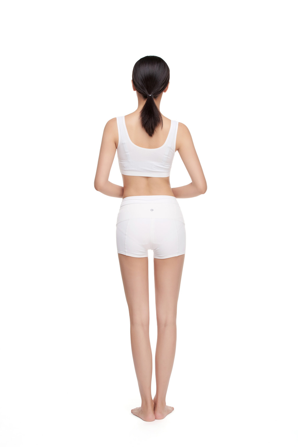 女人美容美体身材展示背景图片