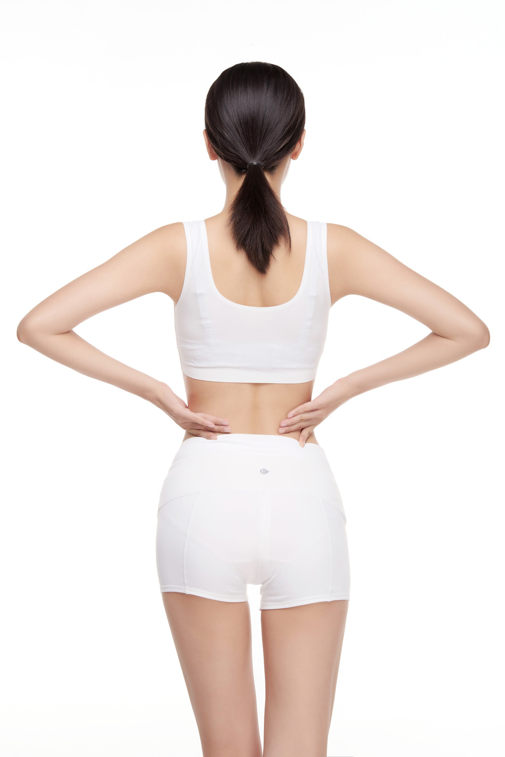 女人美容美体身材展示背景图片