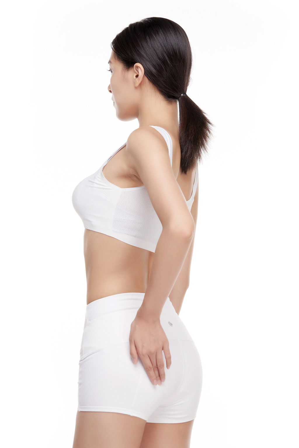 女人美容美体身材展示背景图片