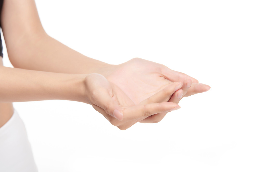 女士柔美手势手部动作背景图片