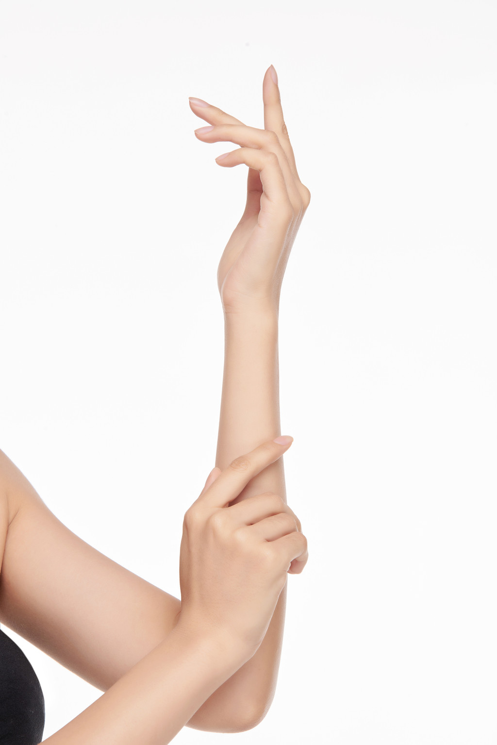 女士柔美手势手部动作背景图片